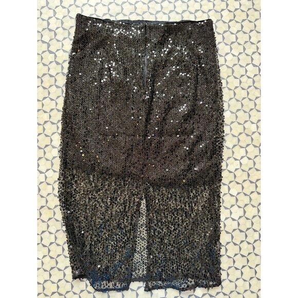 J.Crew Collection Sequin Top & Midi Skirt Set Black Size Small Top & 6 Skirt NWT - Picture 8 of 15